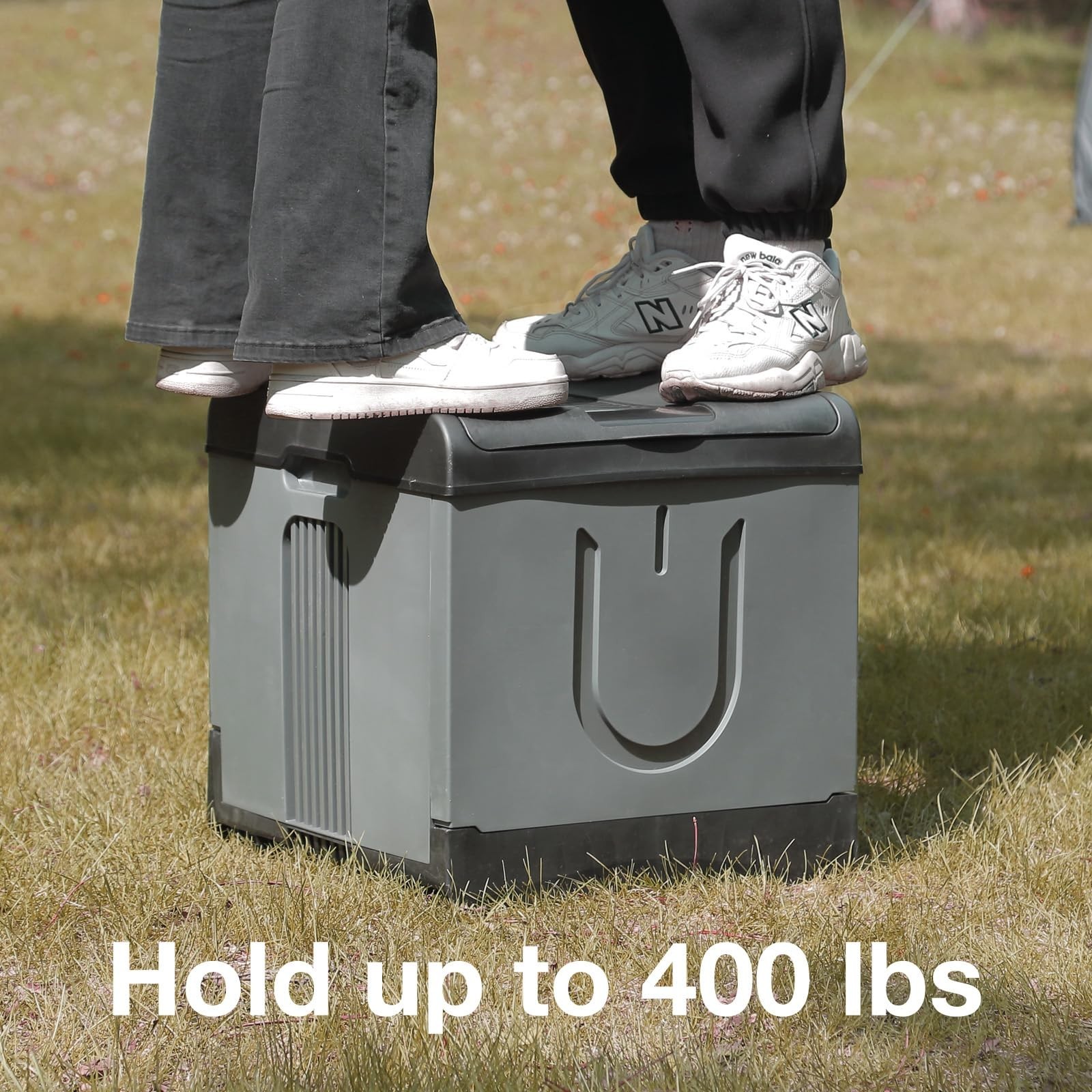 Extra Large Portable Camping Toilet – Folding Travel Potty for Adults, Outdoor U