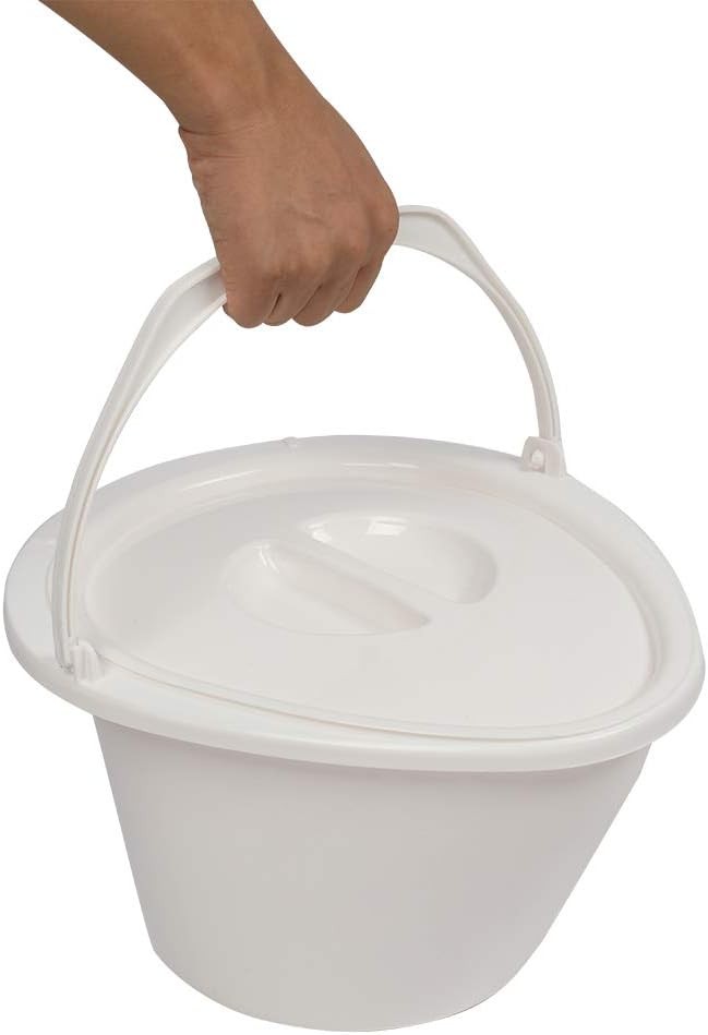 Portable Toilet Outdoor Lightweight Porta Potty W/ Detachable Inner Bucket