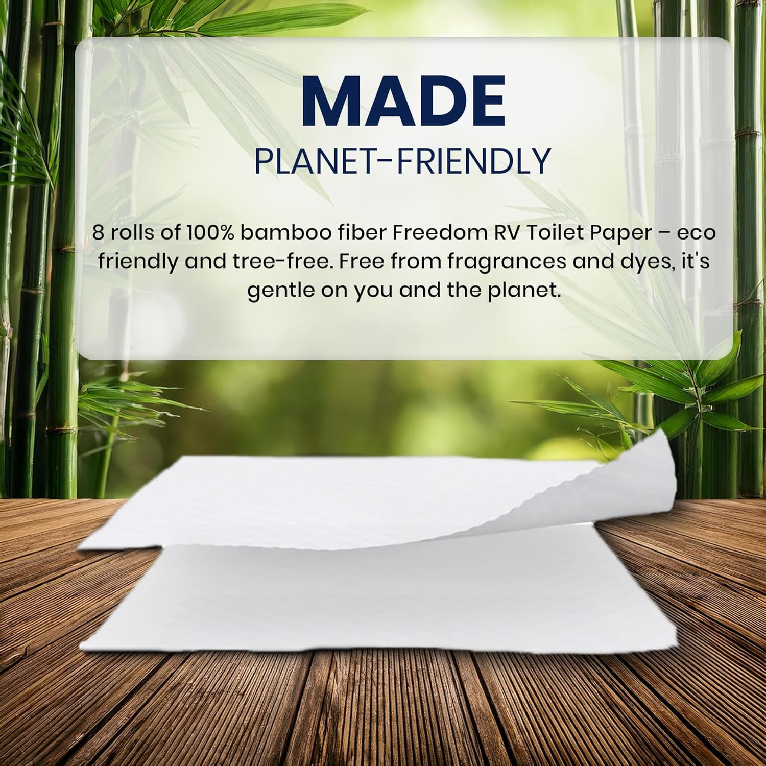 Septic Tank Safe Toilet Tissue for Campers and Rvs Biodegradable Marine Toilet P