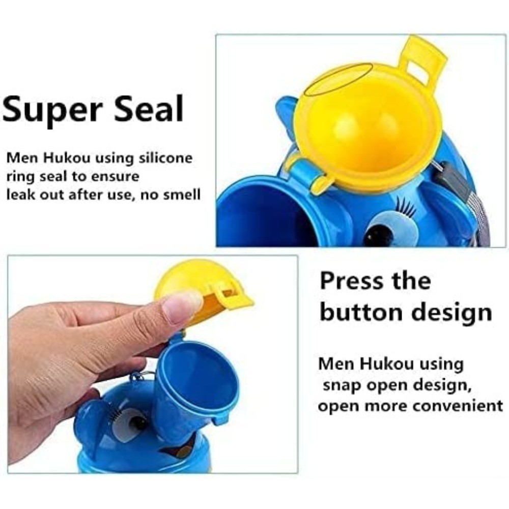 [500ML] Portable Baby Child Kids Travel Potty W/ Clean Brush,Hygienic Leak Proof