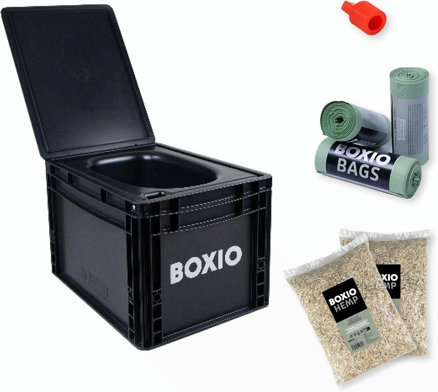 BOXIO TOILET PLUS-Portable Toilet, Camping Toilet, composting Toilet car Camping