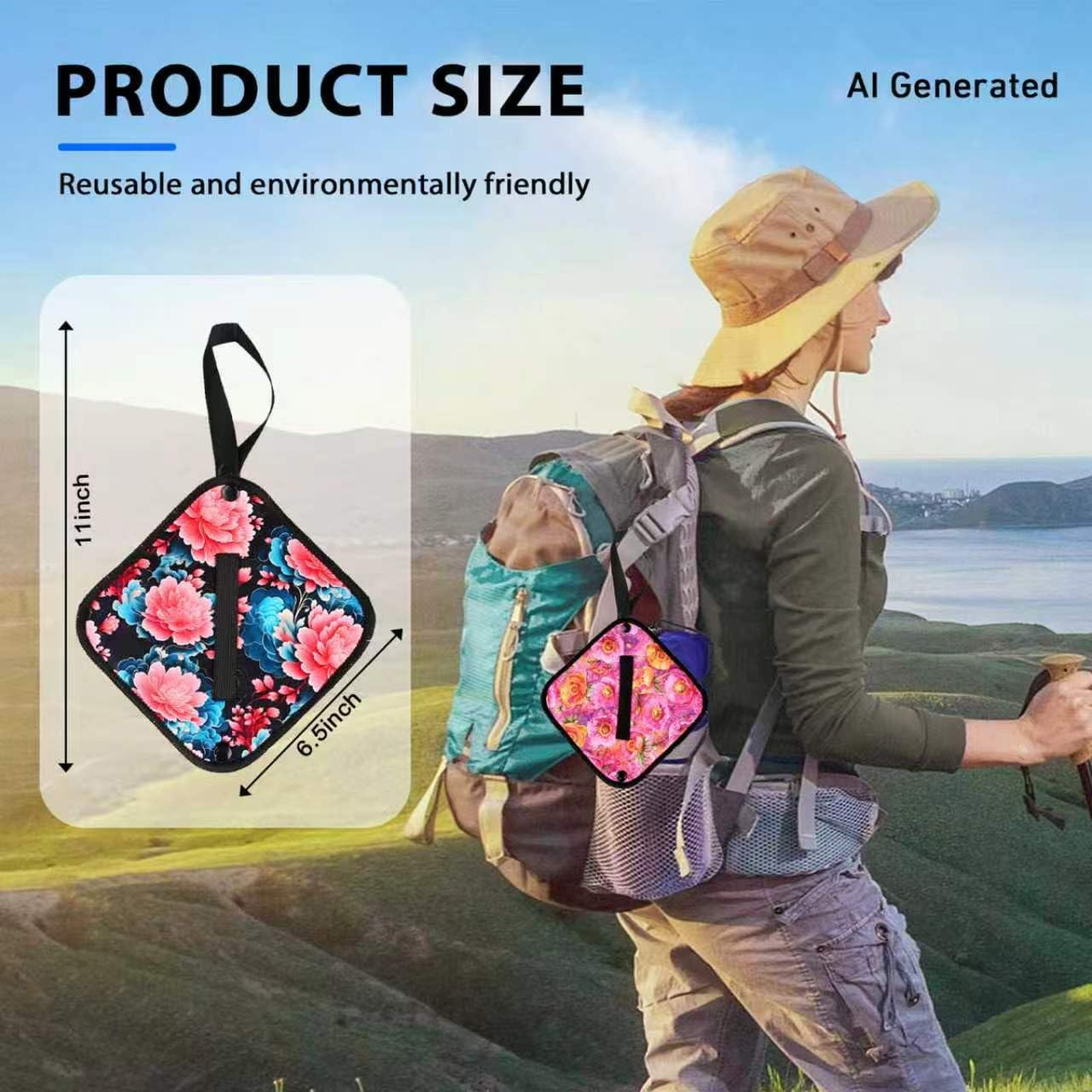 Reusable Pee Cloth for Women 2 Pack Hygienic Female Urination Solution Travel