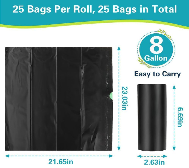 Portable Toilet Bags, Camping Toilet Bags, Biodegradable Toilet Bags with Drawst