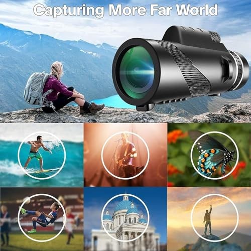 Monocular-Telescope 80×100 High Powered Monoculars High Definition for Adults