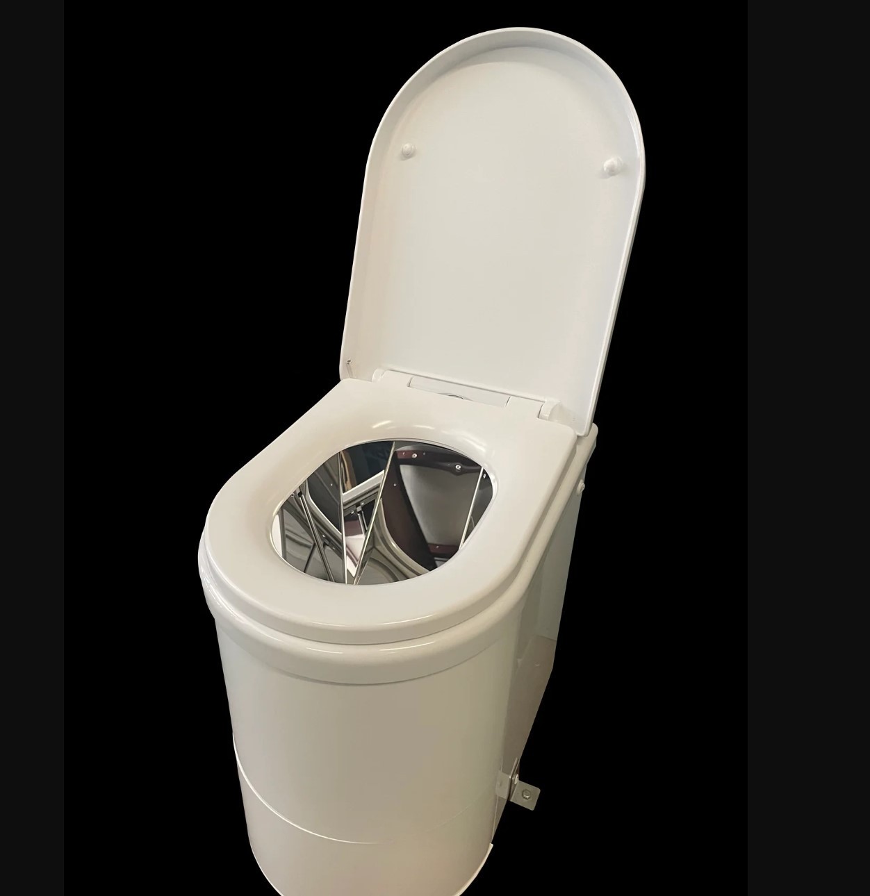 TinyJohn Electric Waterless Incinerating Toilet NO MORE COMPOSTING RV Portable