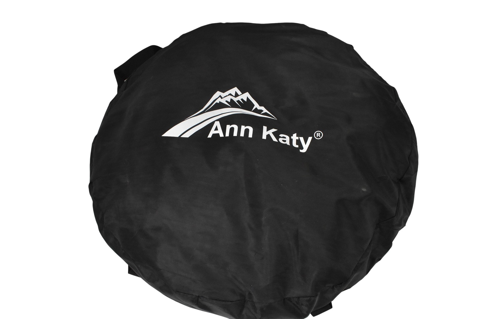 Ann Katy Portable Toilet Black Freestanding Tent Accessory with Black Carry Bag