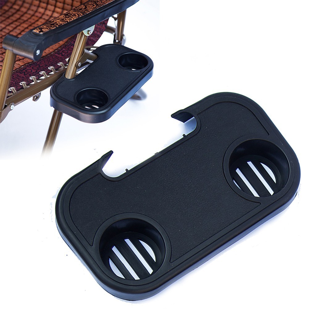 Portable Folding Camping Picnic Outdoor Beach Garden Chair Side Tray Accessories