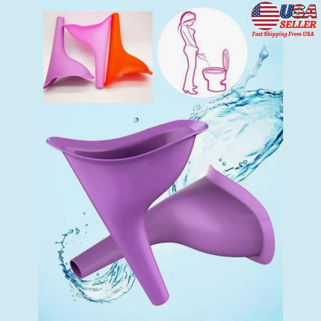 Women Silicone Urinal Standing Freedom Pee Funnel Travel Outdoor Pregnant Women