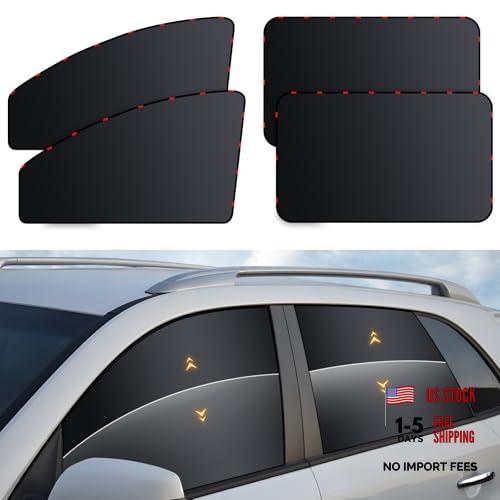 Car Window Shades – 4 Pack Car Window Covers Premium UV Blackout 4pcs
