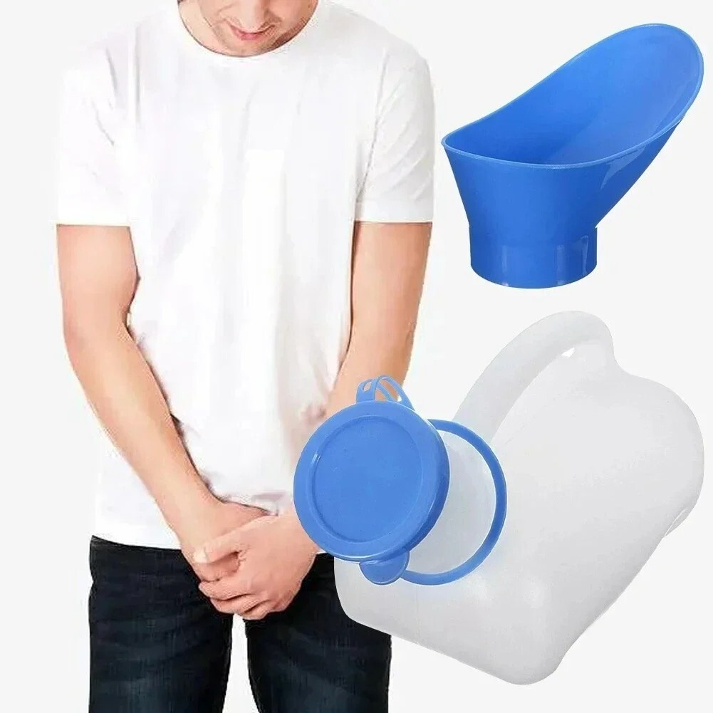 Portable Plastic Mobile Urinal Toilet Aid Bottle Outdoor Camping Travel reuseKit