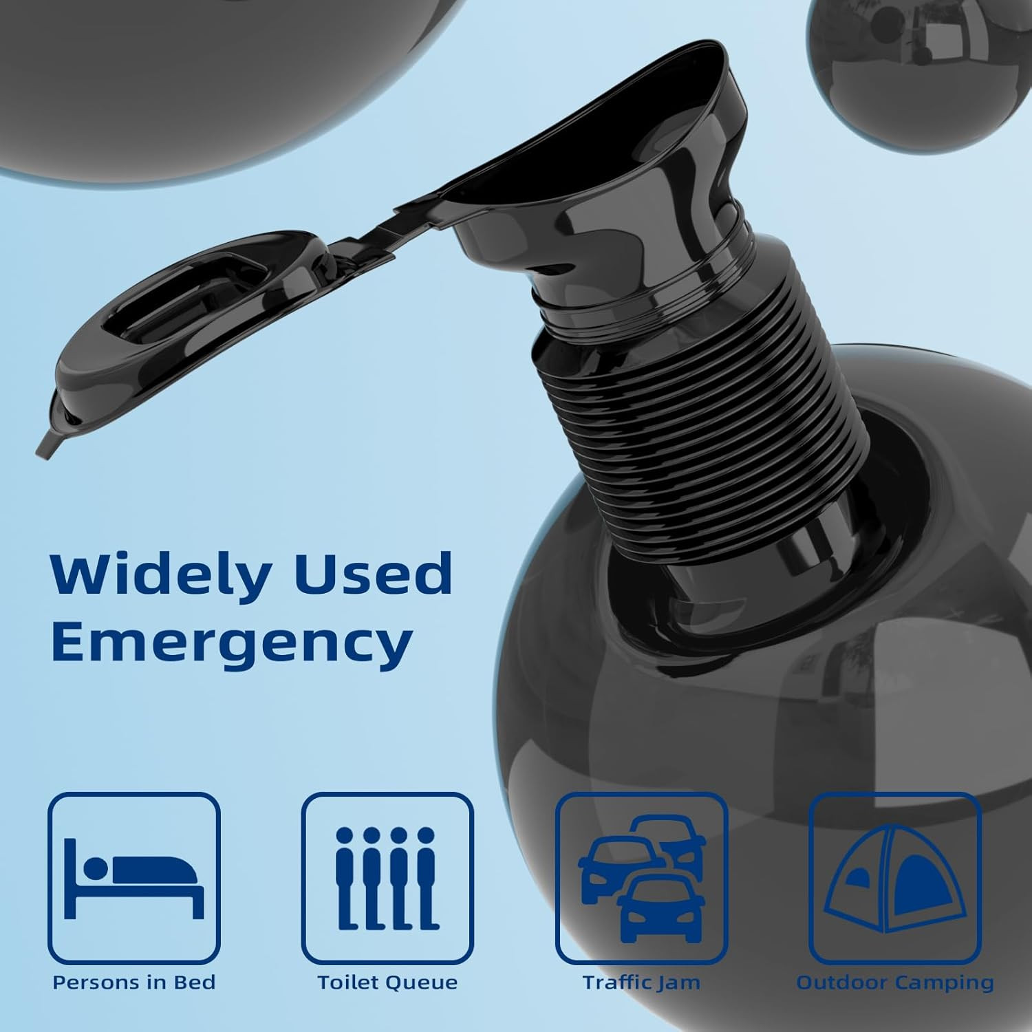 Pee Bottles for Men, Adjustable Emergency Urinal, Car Pee Bottle for Men and Wom