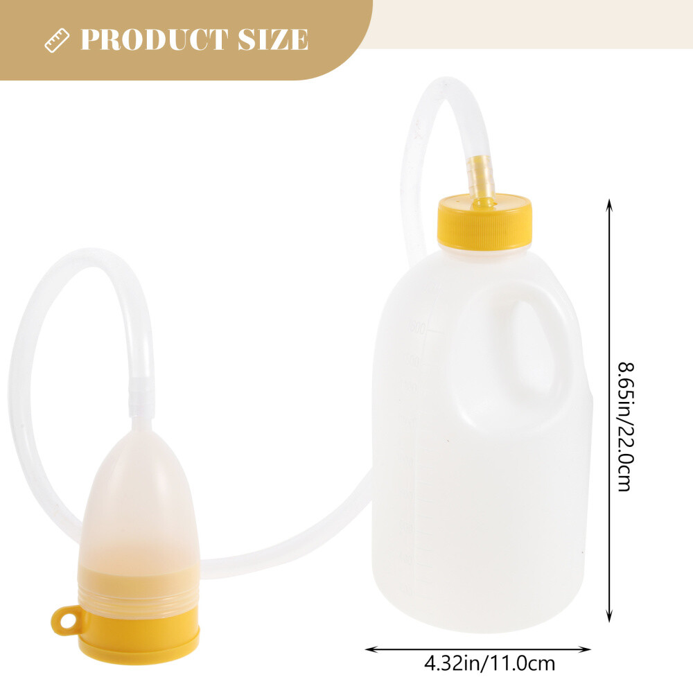 Portable Men’s Urine Bottle with Tube for Travel/Home/Hospital – 1700ML
