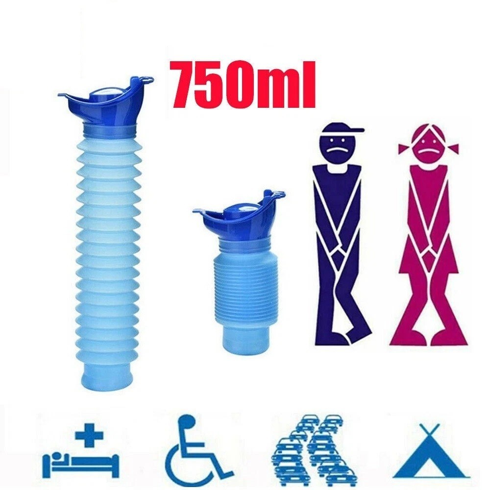 Male Female Portable Urinal Travel Camping Car Toilet Pee Bottle Emergency Kit