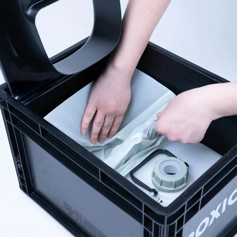 BOXIO TOILET PLUS Portable Composting Toilet | Camping Garden Travel | No Chemic
