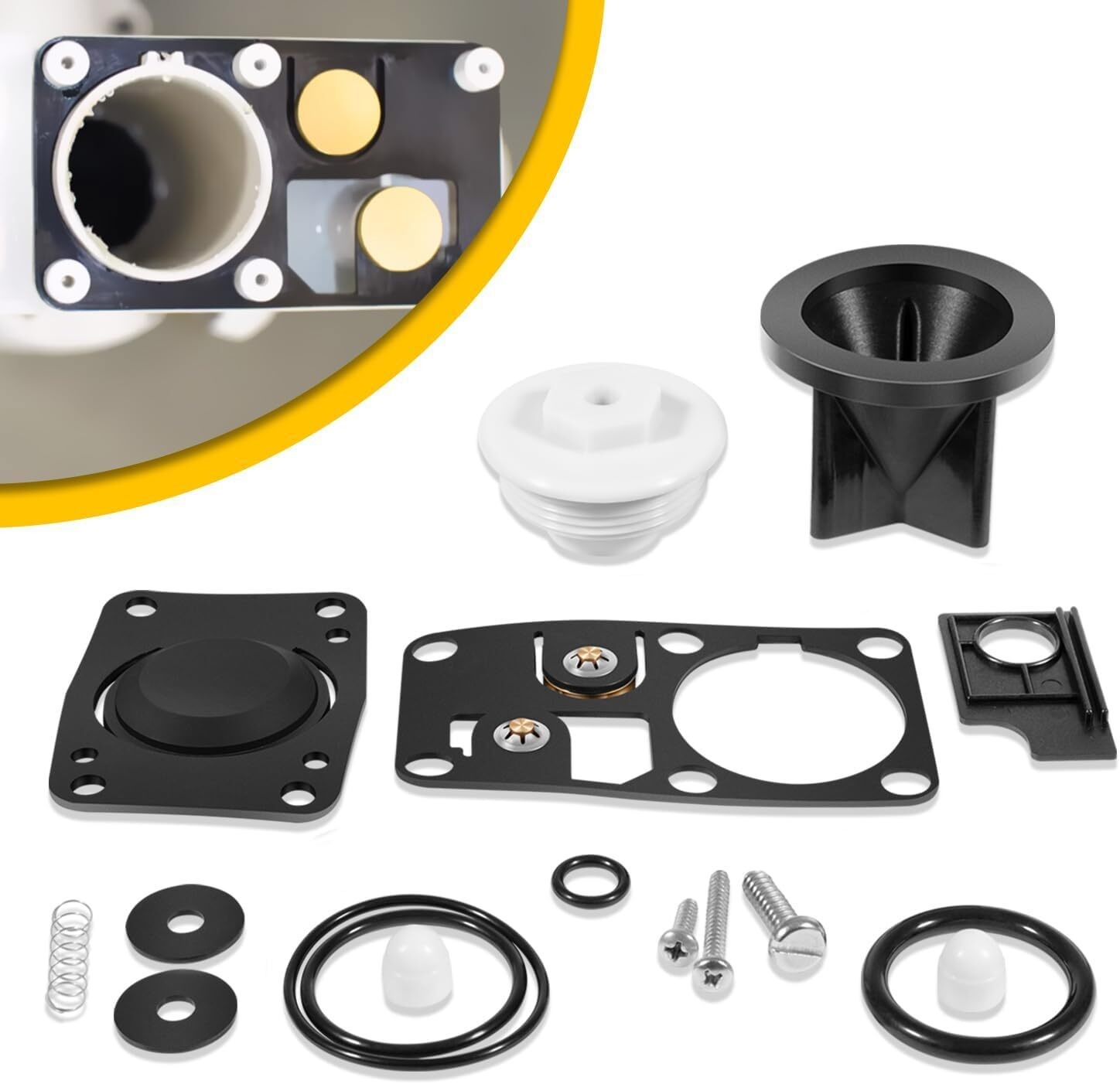 for Jabsco 98-07 29090-2 &29120-2 Series Toilet Marine Manual Toilet Service Kit