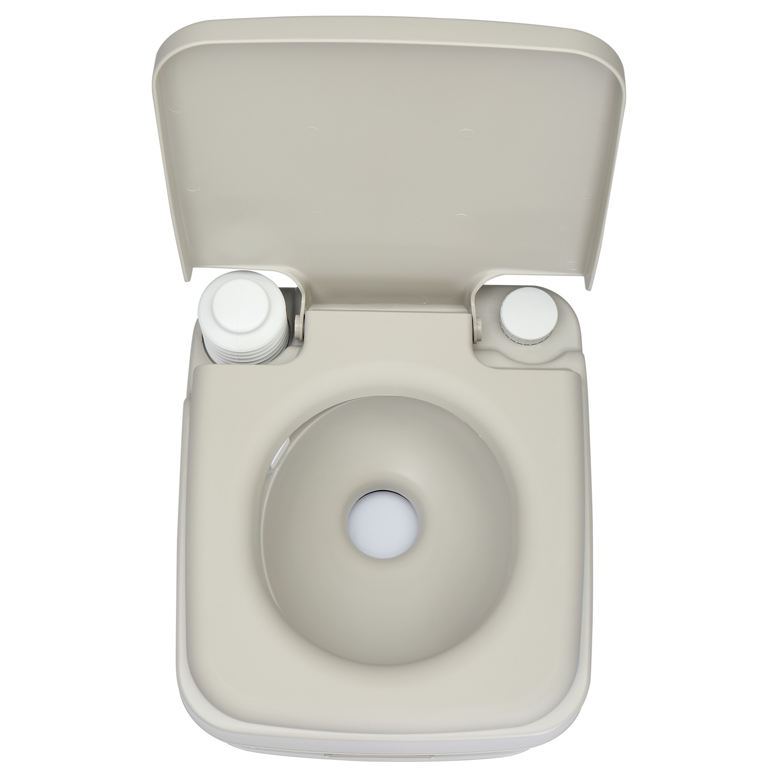 2.6 Gallon 10L Portable Toilet Commode Camping Outdoor/Indoor Toilet Flush Potty