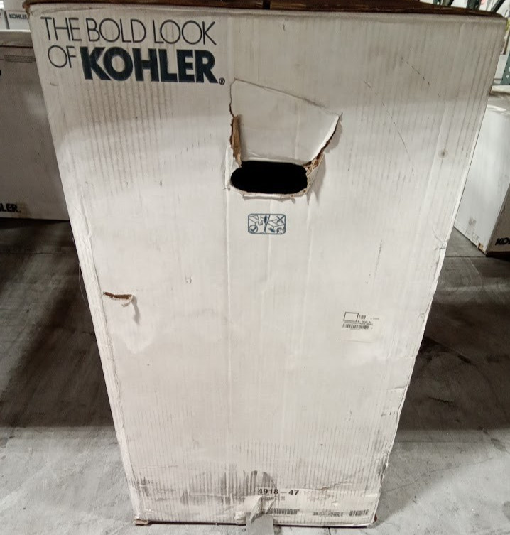 CL KOHLER is a half-stall, wall-mount waterless urinal K-4918-47