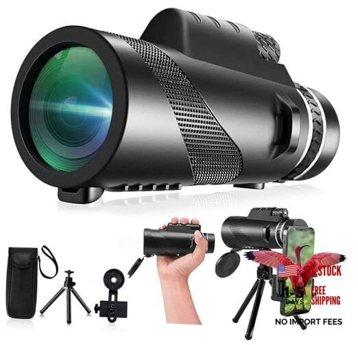 Monocular-Telescope 80×100 High Powered Monoculars High Definition for Adults