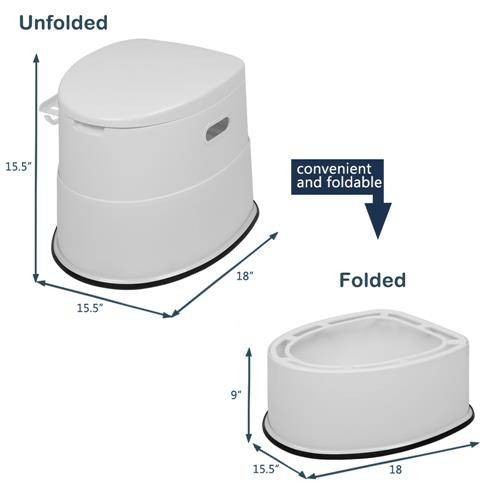 5L Portable Toilet Camp Outdoor Hygiene Sanitation Potty Emergency Equipment New