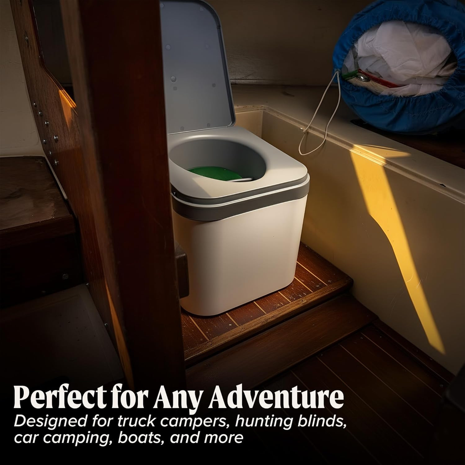 NOMAD by OGO Portable Compost Toilet – Camping Toilet for Truck Campers, Hunting