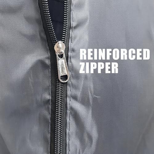 100L Extra Large Storage Bags, Big Moving Bags with Strong Zippers 2 Pack Grey