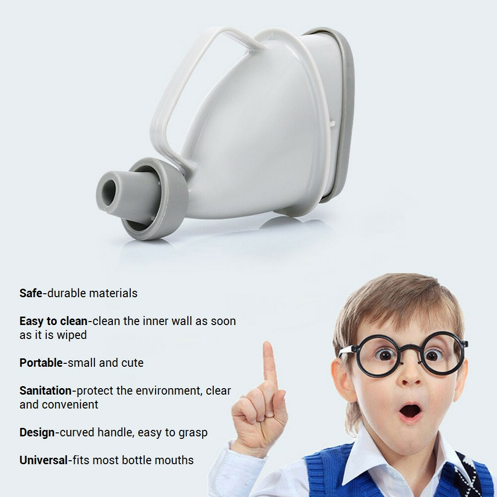 Portable Toilets Unisex Urinal Outdoor Car Travel Traffic Use Adults Pee Funnel