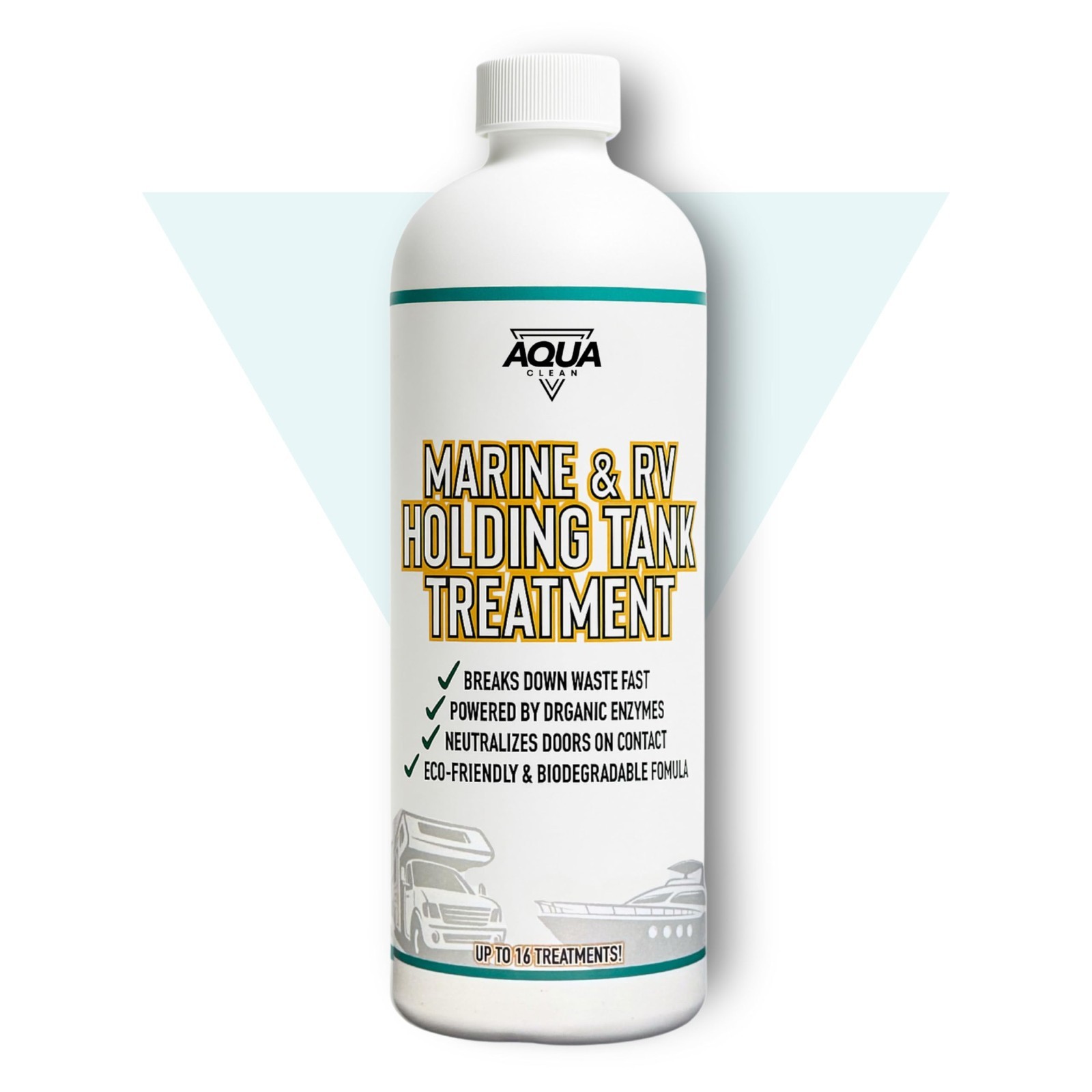 Enzyme Holding Tank Treatment & Deodorizer for RV, Marine & Portable Toilets – 3