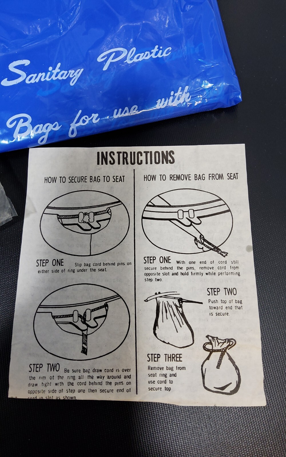 Portable Toilet Replacement Waste Bags Doodie Disposable Camping 5 Packs of 10