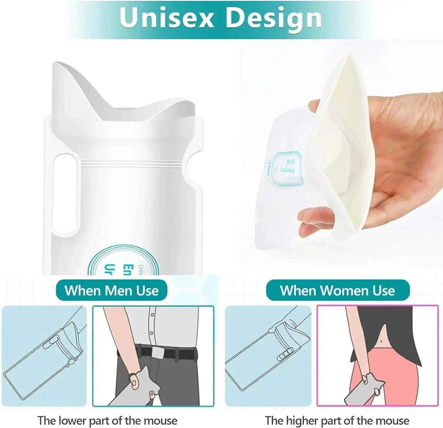 4PCS 700ml Car Urine Bag Emergency Portable Vomit Bags Mini Mobile Toilets Handy
