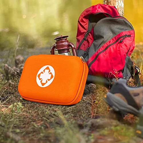 Small-Waterproof Car First-Aid Kit Emergency-Kit – Orange Orange-277Pcs