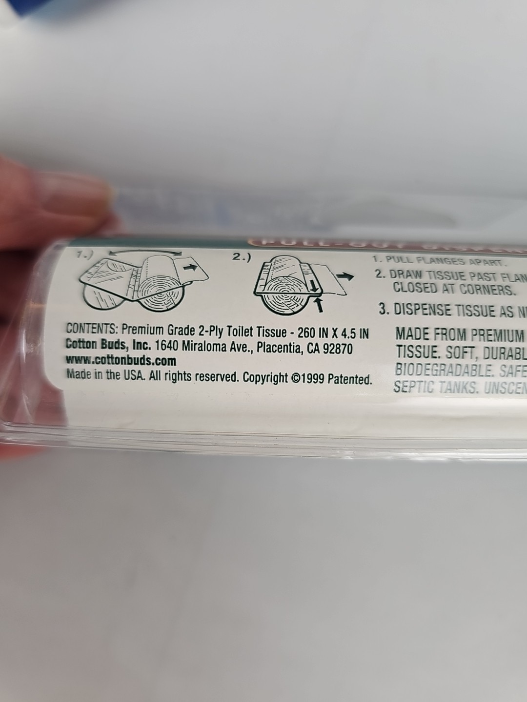 Vtg Charmin To Go Toilet Paper + 2 Vtg Cottonbud Campers Travel Tissue