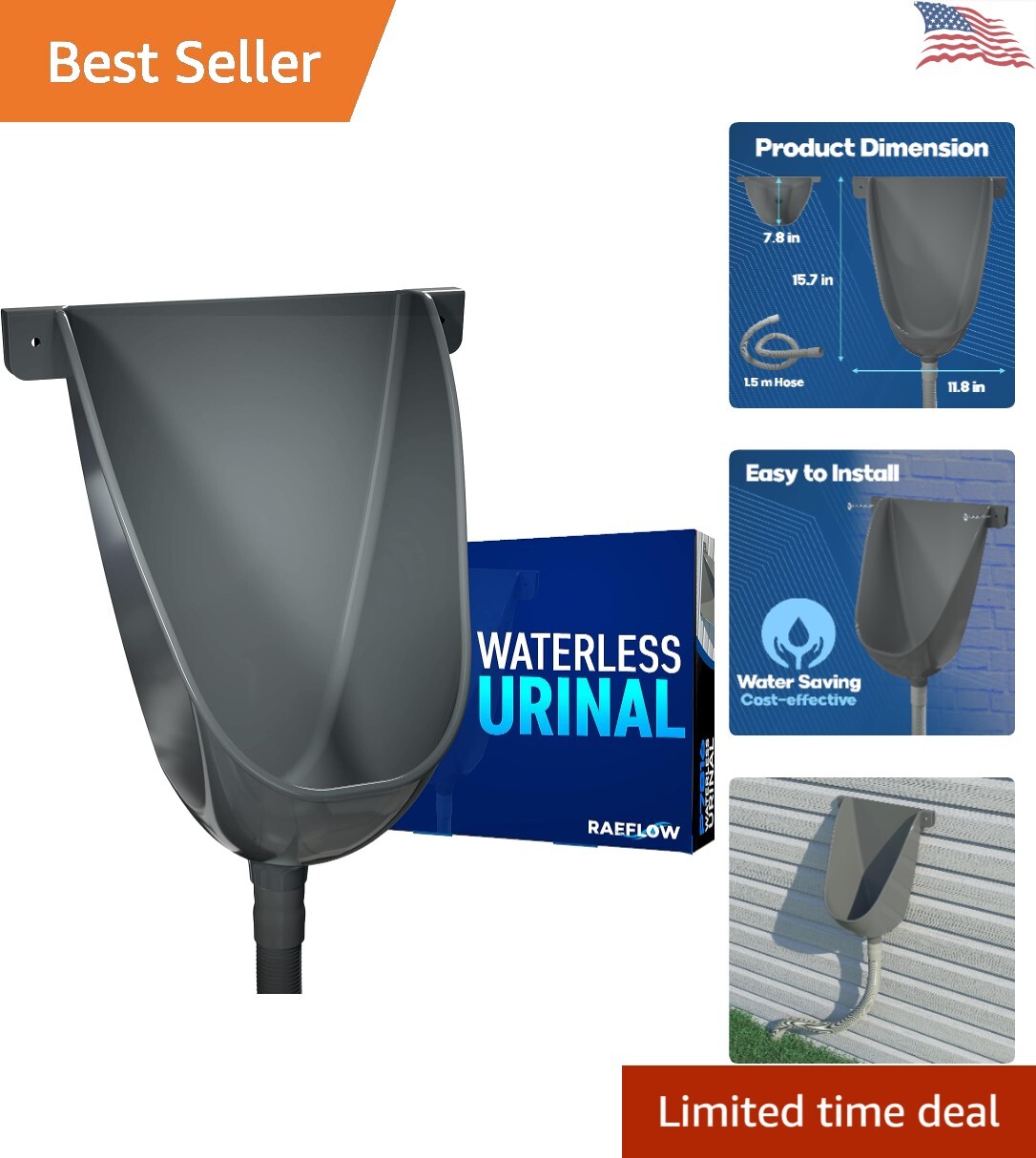 Waterless Urinal with Hose – Outside Urinal, Outdoor Plastic Urinals, Outdoor…