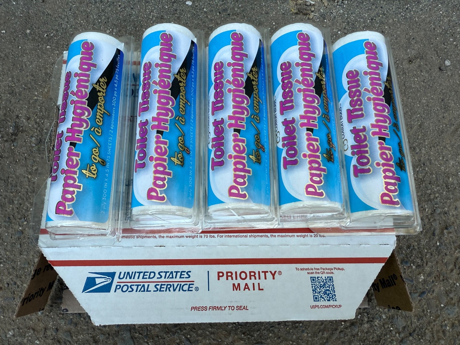 Cotton Buds Toilet Paper To Go – 5 Rolls