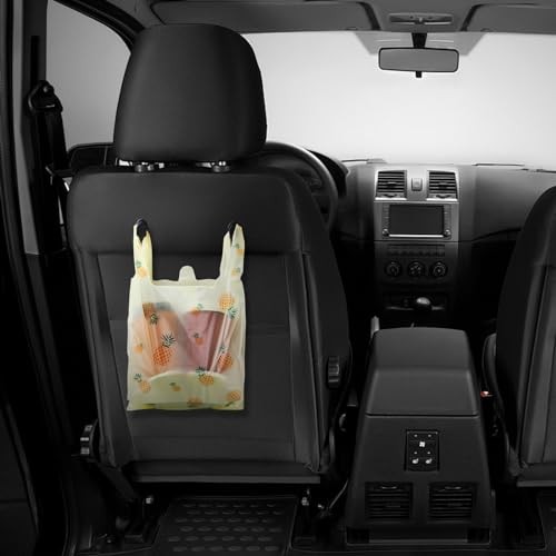 Car Trash Bag Hanging Disposable Car Garbage Bag Pack of 200 Yellow – Pineapple