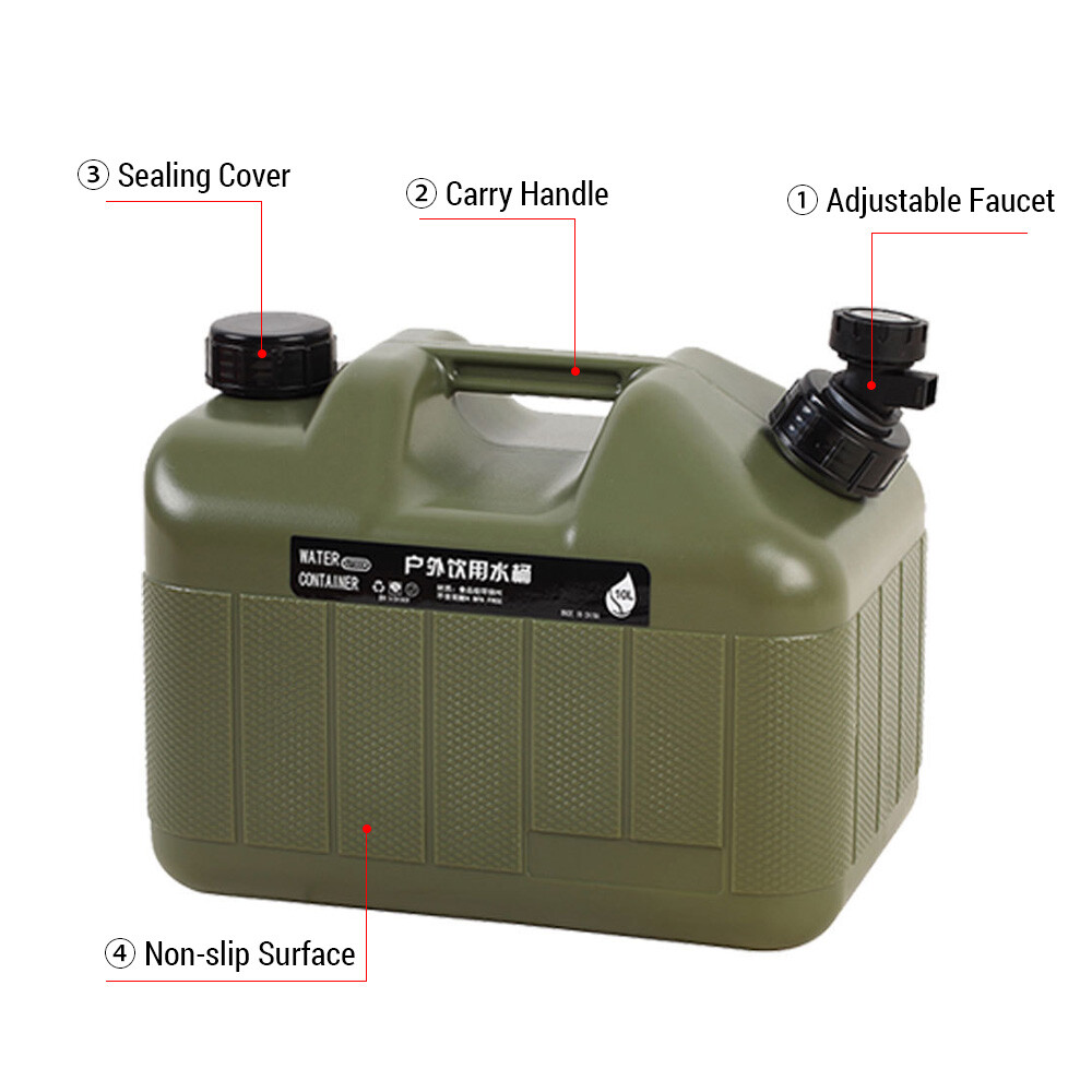 25L Camping Containers Portable PE with M2E9