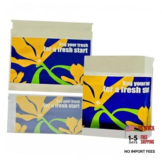 20PCS Car Trash Bags – Easy Stick-On & Stand Design – Disposable Portable Car