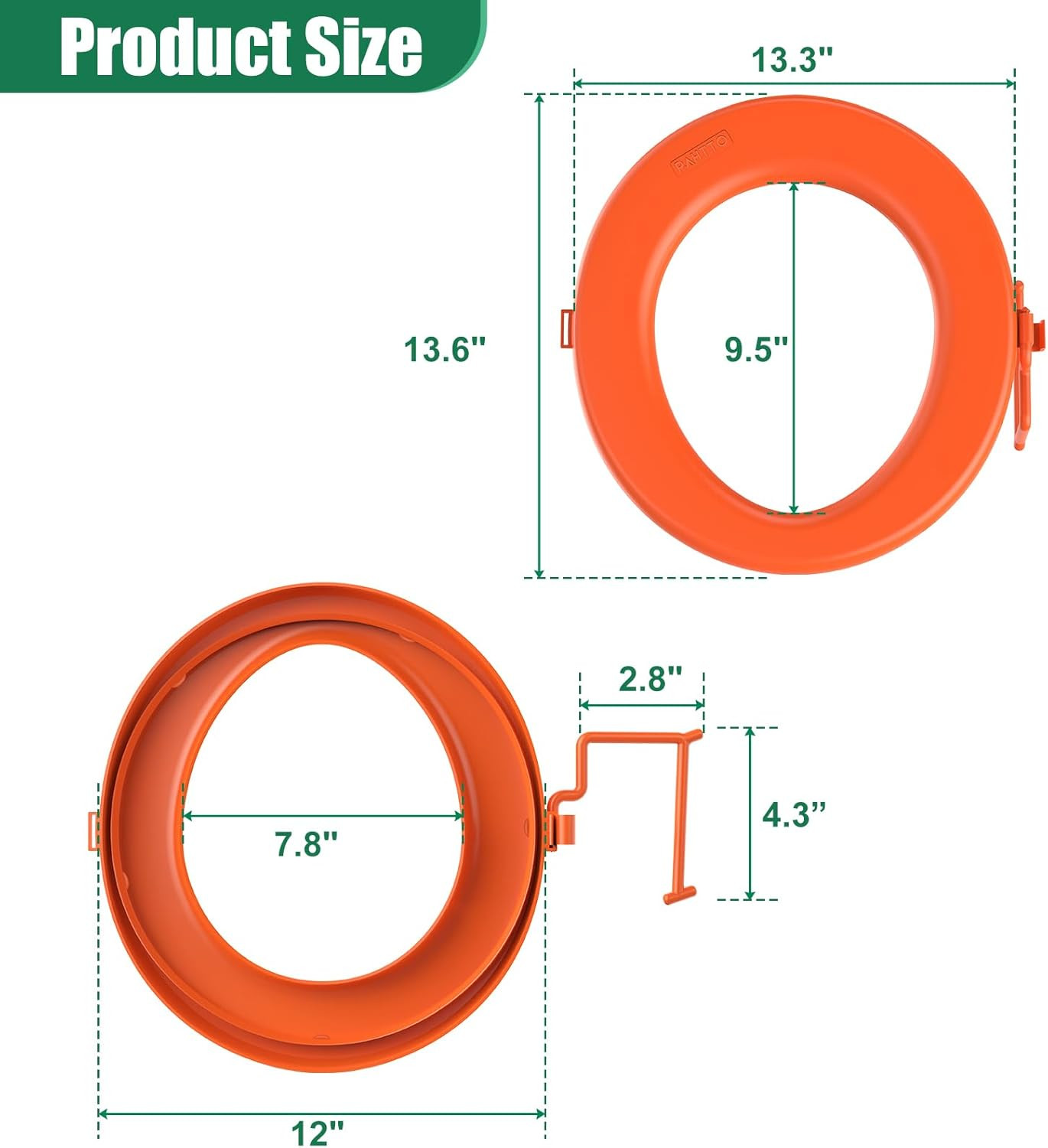 Bucket Toilet Seat, Portable Toilet Seat for 5 Gal Buckets, Camping Toilet Seat,