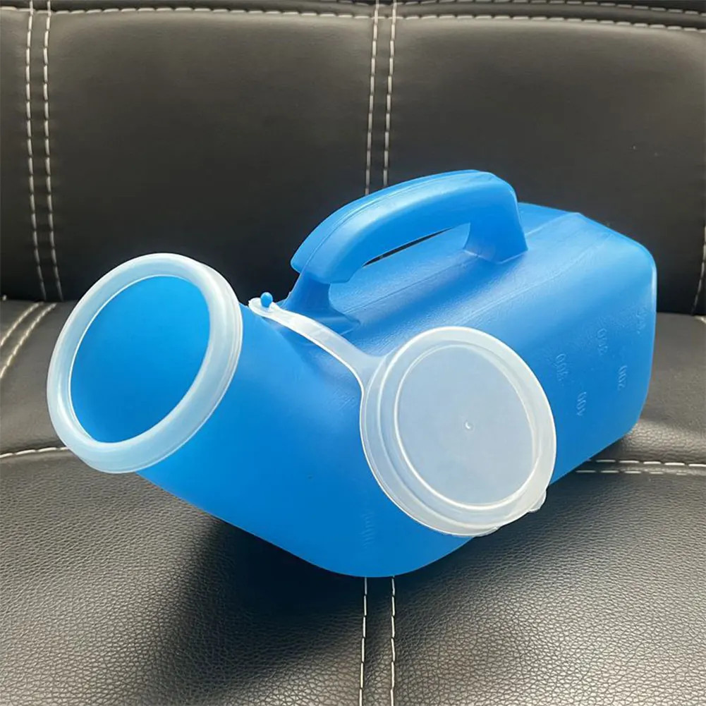 1200Ml Urinals for Men Spill Proof Pee Container Plastic Portable Urinal with Li