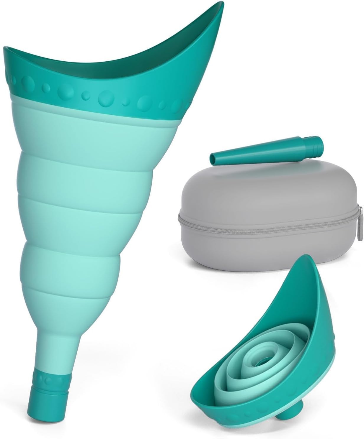 Compact & Leak-proof Female Urination Device with Waterproof Case for Travel