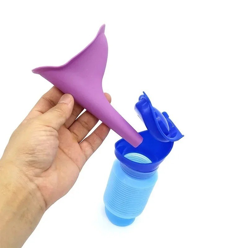 Male Female Portable Urinal Travel Camping Car Toilet Pee Bottle Emergency Kit