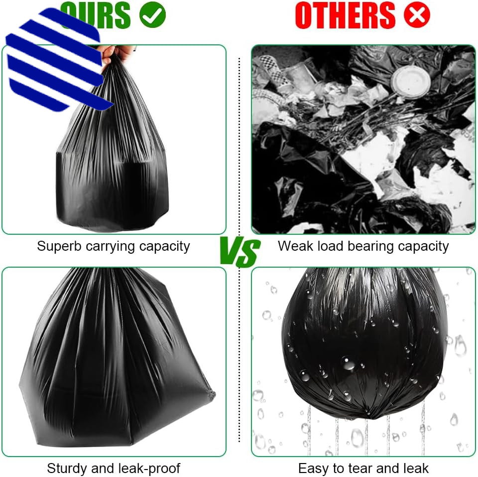 Camping Toilet Bags 120 PCS 6 Roll Portable Toilet Bags Thickened Toilet Waste