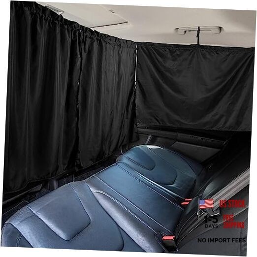 Set of 3 Car Window Shades – 95% Light Blocking Sunshades, 1 3pcs Curtain Set