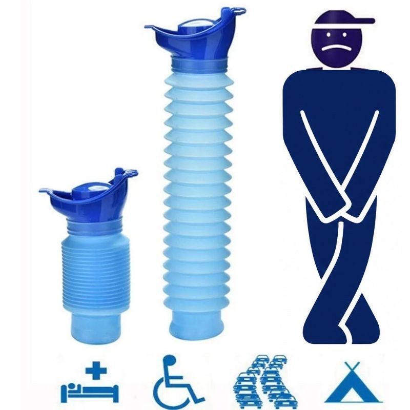 Portable Urinal For Male Female Travel Camping Toilet Pee Bottle Emergency Kit