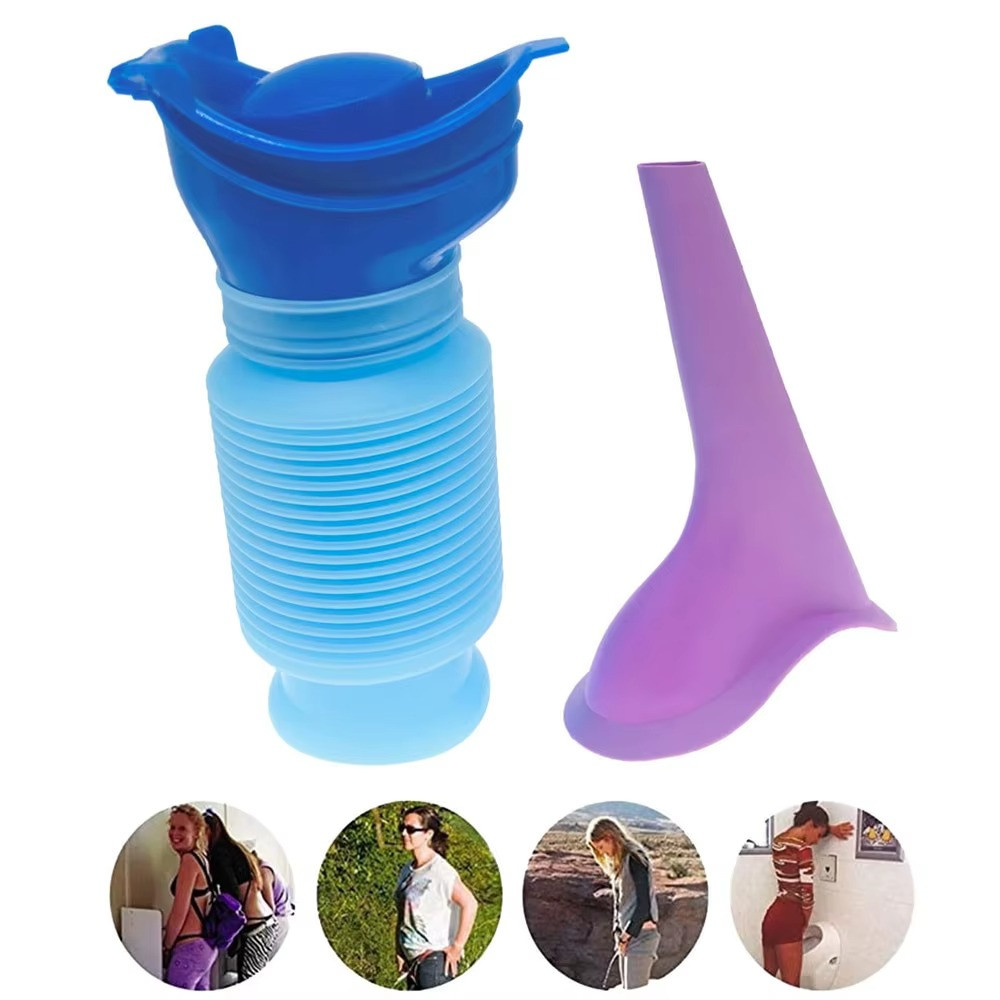 Male Female Portable Urinal Travel Camping Car Toilet Pee Bottle Emergency Kit