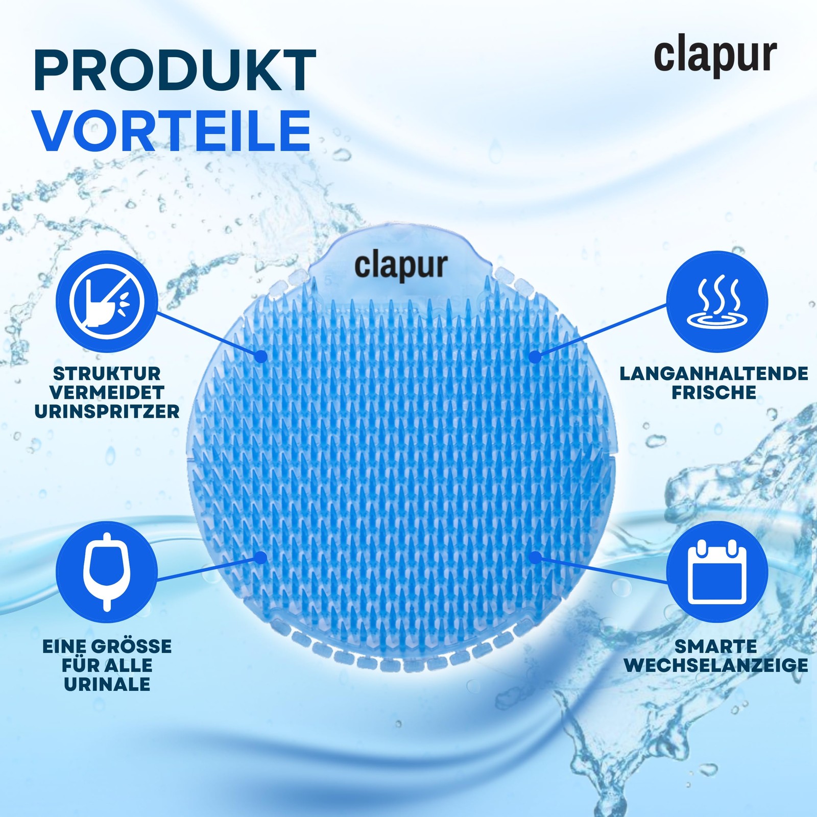 Pro Urinal Strainer 1x, Patented Splash Guard for Men Urinal, Reduces Sp…