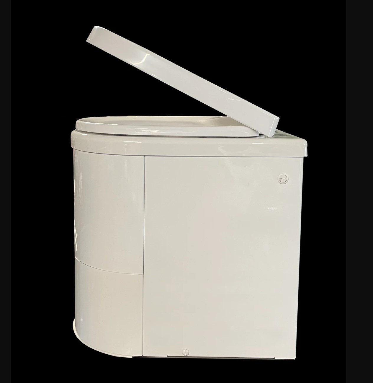 TinyJohn Electric Waterless Incinerating Toilet NO MORE COMPOSTING RV Portable