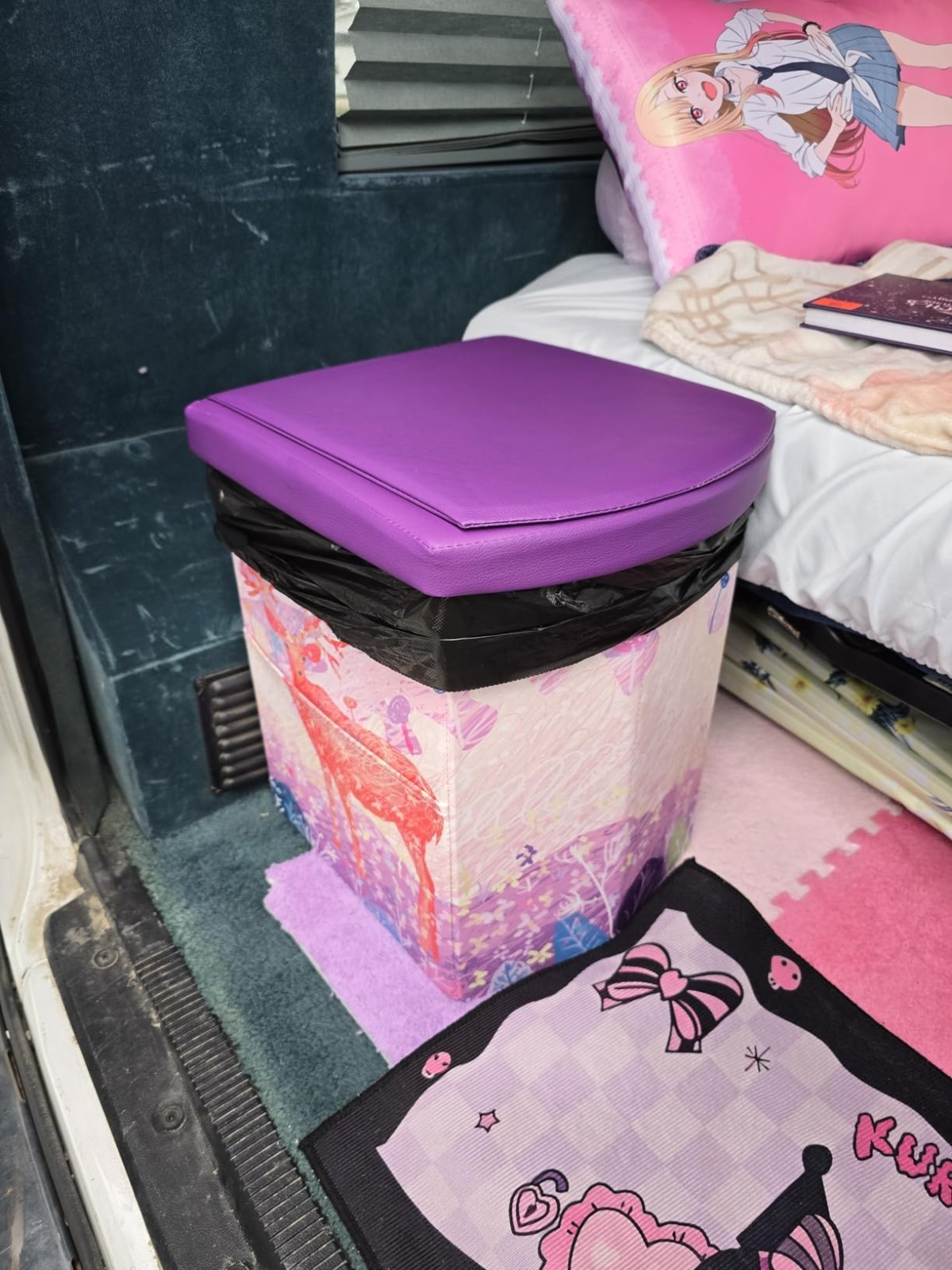Compact Folding Toilet for Adults & Kids – Travel-Ready for All Outdoor Trips
