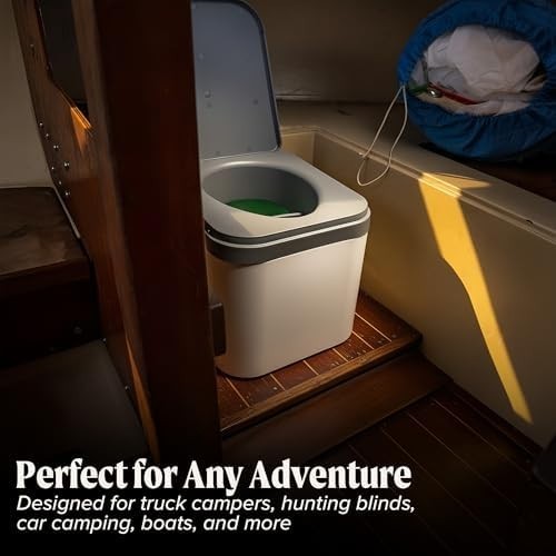 Nomad by Urine Separation Toilet. Best Commode for Off-Grid & Outdoor Camping,