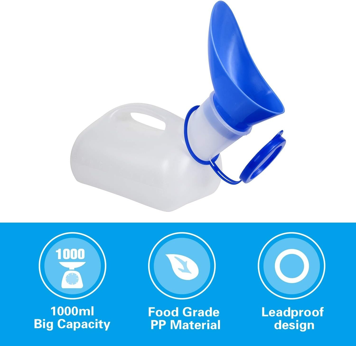 High-Quality Portable Toilet Urinal Set – Lightweight and Hygienic for All Ages