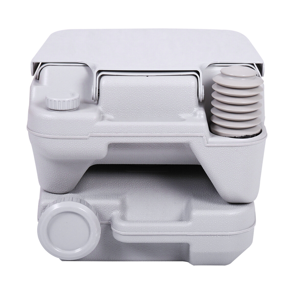 Lightweight Portable Toilet Flushable Camping Sanitary Outdoor Travel 2.6 Gallon